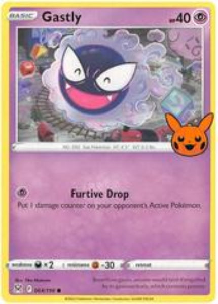 Sammelkarten Pokemon Gastly 064/196 Trick or Trade 