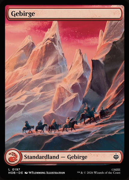 Sammelkarten MTG Gebirge HOB #197 (DEU)