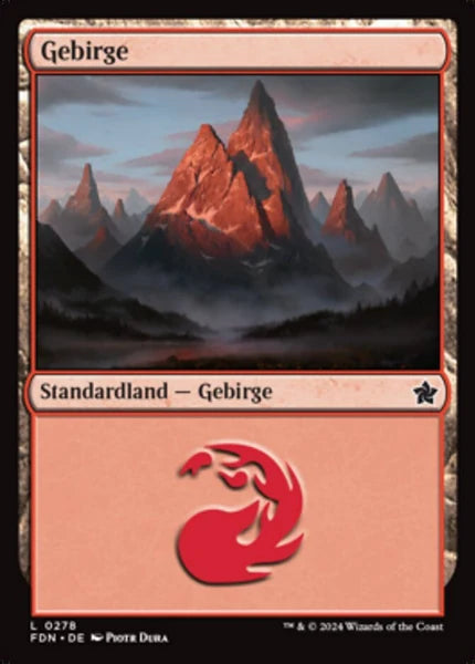 Sammelkarten MTG Gebirge FDN #278 (DEU)