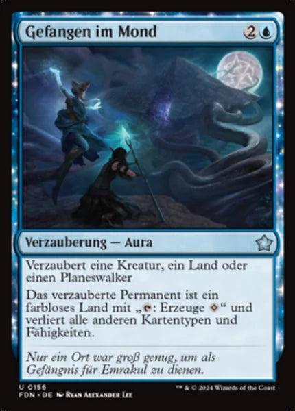 Sammelkarten MTG Gefangen im Mond FDN #156 (DEU)