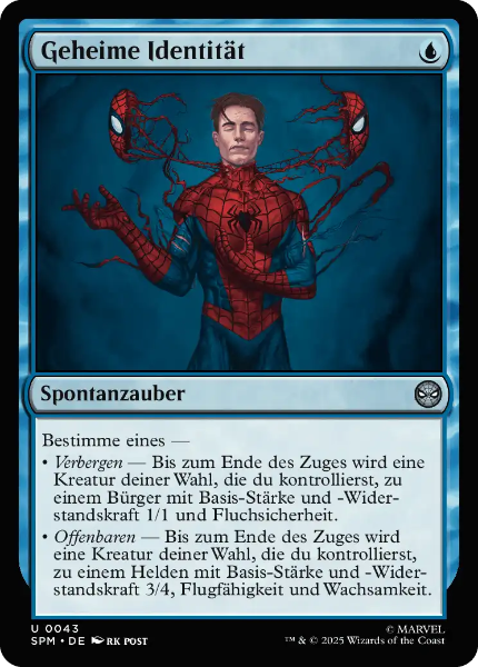 Sammelkarten MTG Geheime Identität SPM #43
