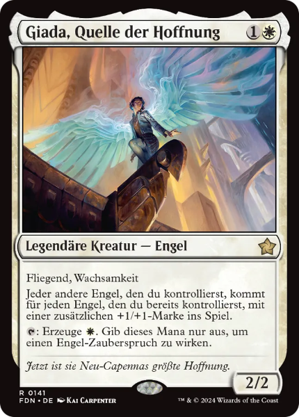 Sammelkarten MTG Giada, Quelle der Hoffnung FDN #141 