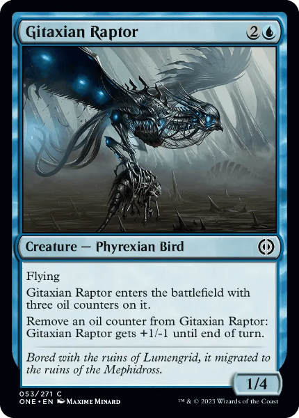 Sammelkarten MTG Gitaxian Raptor ONE #53