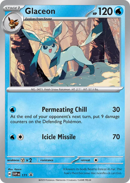 Sammelkarten Pokemon Glaceon 171 Promo 