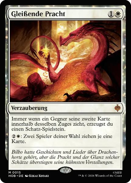 Sammelkarten MTG Gleißende Pracht HOB #15 (DEU)
