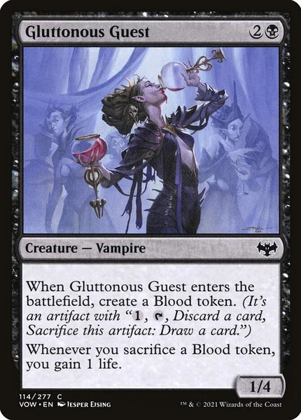 Sammelkarten MTG Gluttonous Guest VOW #114 (ENG)