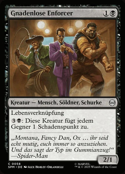 Sammelkarten MTG Gnadenlose Enforcer SPM #58 (DEU)