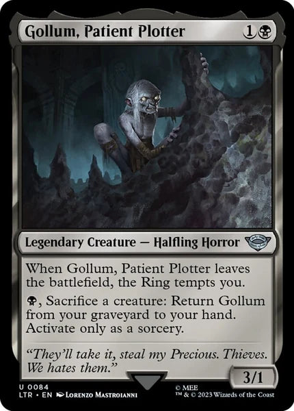 Sammelkarten MTG Gollum, Patient Plotter LTR #84 (ENG)