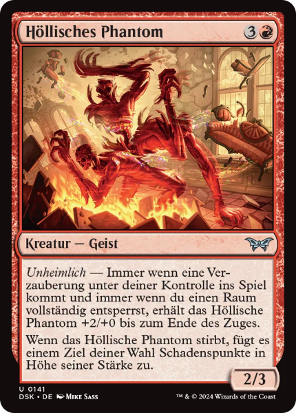 Sammelkarten MTG  Höllisches Phantom DSK 141 Foil