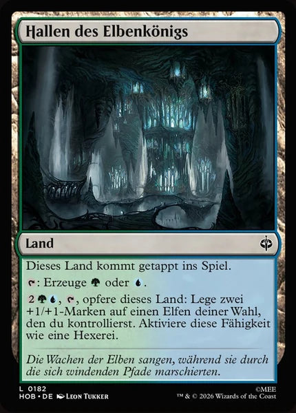 Sammelkarten MTG Hallen des Elbenkönigs HOB #182 (DEU)