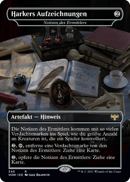 Sammelkarten MTG Harkers Aufzeichnungen VOW #345