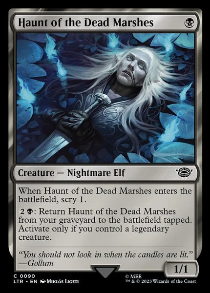 Sammelkarten MTG Haunt of the Dead Marshes LTR #90 (ENG)