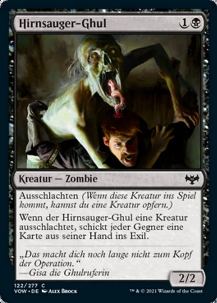 Sammelkarten MTG Hirnsauger-Ghul VOW #122 (DEU)