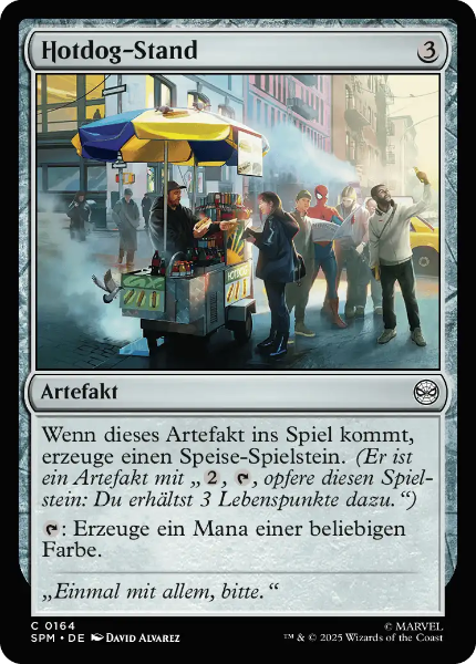 Sammelkarten MTG Hotdog-Stand SPM #164