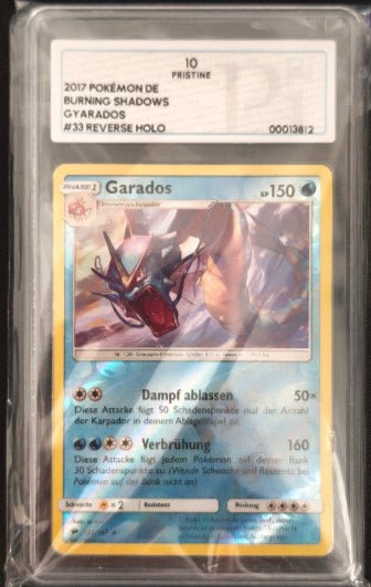 Sammelkarten Pokemon Garados 33/147 Pristine 10