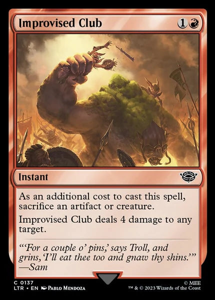 Sammelkarten MTG Improvised Club LTR #137 (ENG)