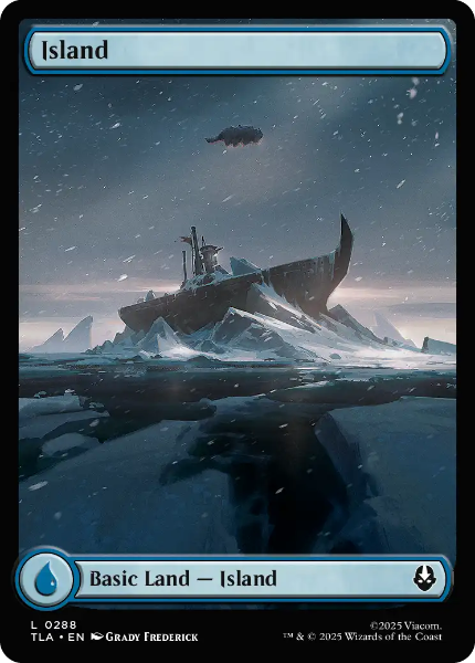 Sammelkarten MTG Island TLA #288 Foil
