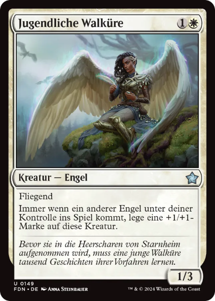 Sammelkarten MTG Jugendliche Walküre FDN #149 