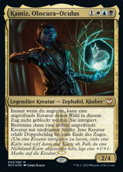 Sammelkarten MTG Kamiz, Obscura-Oculus NCC #3 (DEU)
