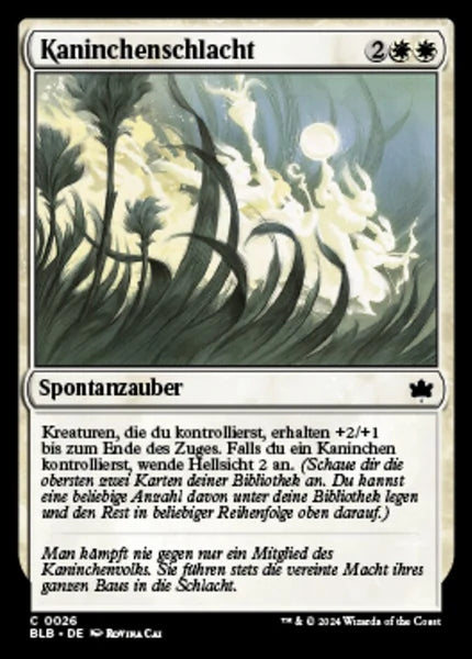 Sammelkarten MTG Kaninchenschlacht BLB #26 (DEU)