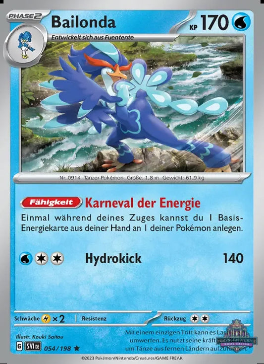 Sammelkarten Pokemon Bailonda 054/198 Holo