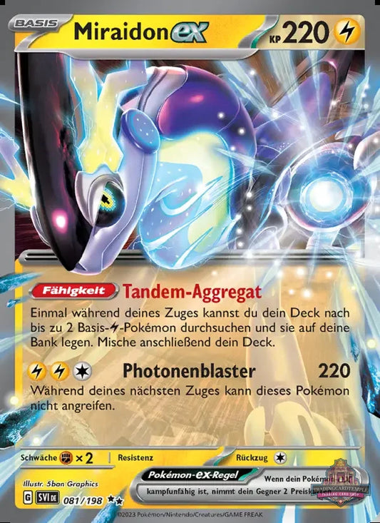 Sammelkarten Pokemon Mraidon ex 081/198