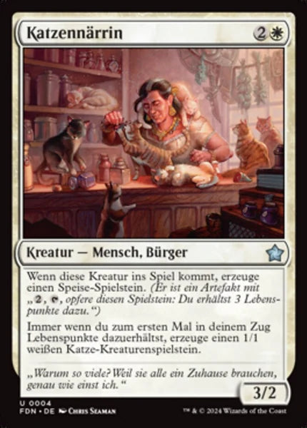 Sammelkarten MTG Katzennärrin FDN #4 (DEU)