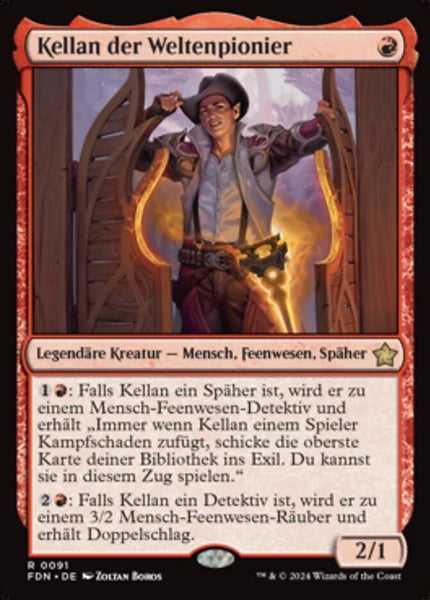 Sammelkarten MTG Kellan der Weltenpionier FDN #91 (DEU)
