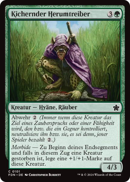 Sammelkarten MTG Kichernder Herumtreiber FDN #101 (DEU)
