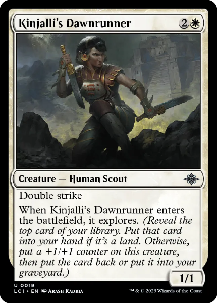 Sammelkarten MTG Kinjalli´s Dawnrunner LCI #19