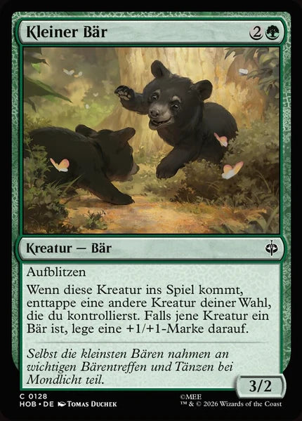 Sammelkarten MTG Kleiner Bär HOB #128 (DEU)