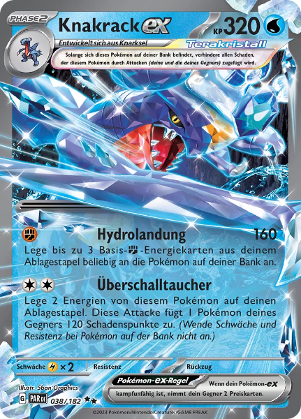 Sammelkarten Pokemon Knakrack 038/182