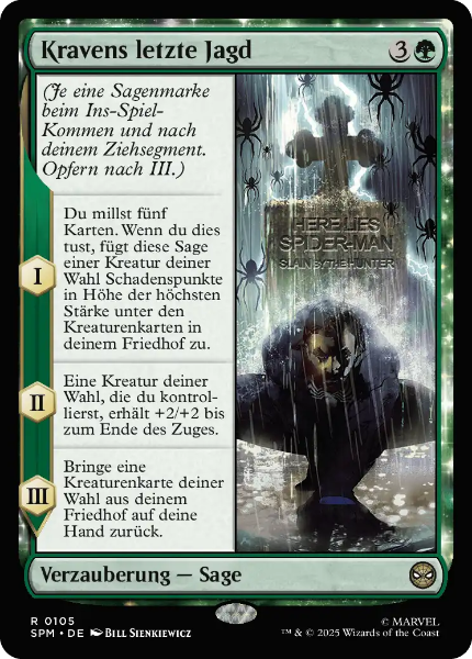 Sammelkarten MTG Kravens letzte Jagd SPM #105