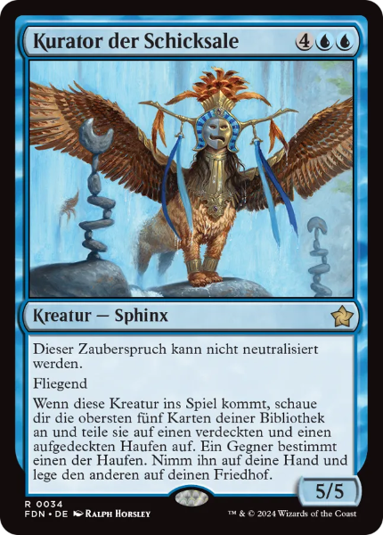 Sammelkarten MTG Kurator der Schicksale FDN #34