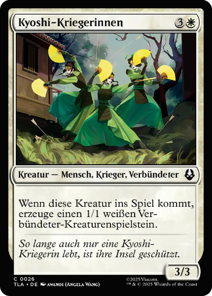 Sammelkarten MTG Kyoshi-Kriegerinnen TLA #26