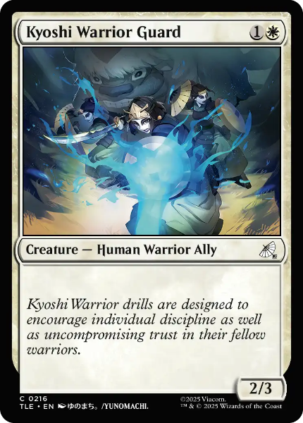 Sammelkarten MTG Kyoshi Warrior Guard TLE #216 Foil (ENG)