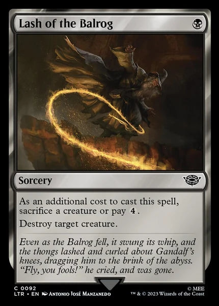 Sammelkarten MTG Lash of the Balrog LTR #92 (ENG)