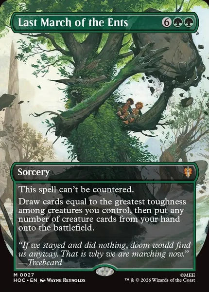 Sammelkarten MTG Last March of the Ents HOC #27 (ENG)
