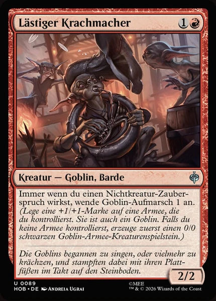 Sammelkarten MTG Lästiger Krachmacher HOB #89 (DEU)