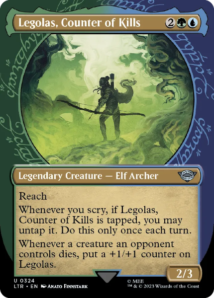 Sammelkarten MTG Legolas, Counter of Kills LTR #324 (ENG)