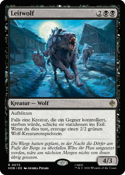Sammelkarten MTG Leitwolf HOB #57 (DEU)