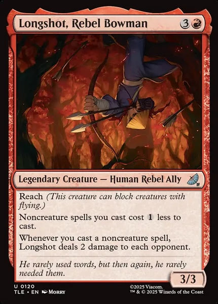 Sammelkarten MTG Longshot, Rebel Bowman TLE #120 (ENG)