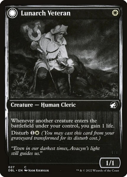 Sammelkarten MTG Lunarch Veteran // Luminous Phantom DBL #27 (ENG)