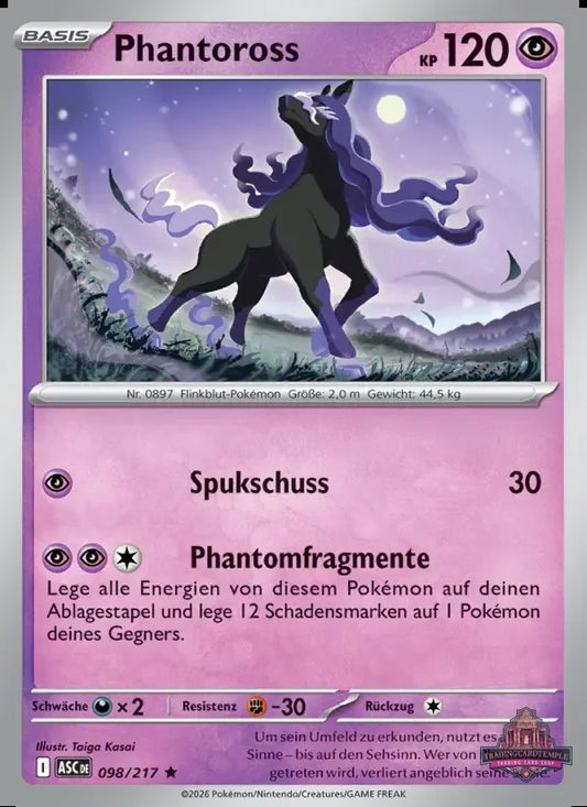 Sammelkarten Pokemon Phantoross 098/217 Holo 