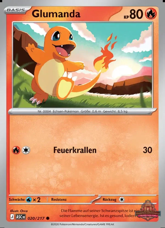 Sammelkarten Pokemon Glumanda 020/217 Cosmo Holo
