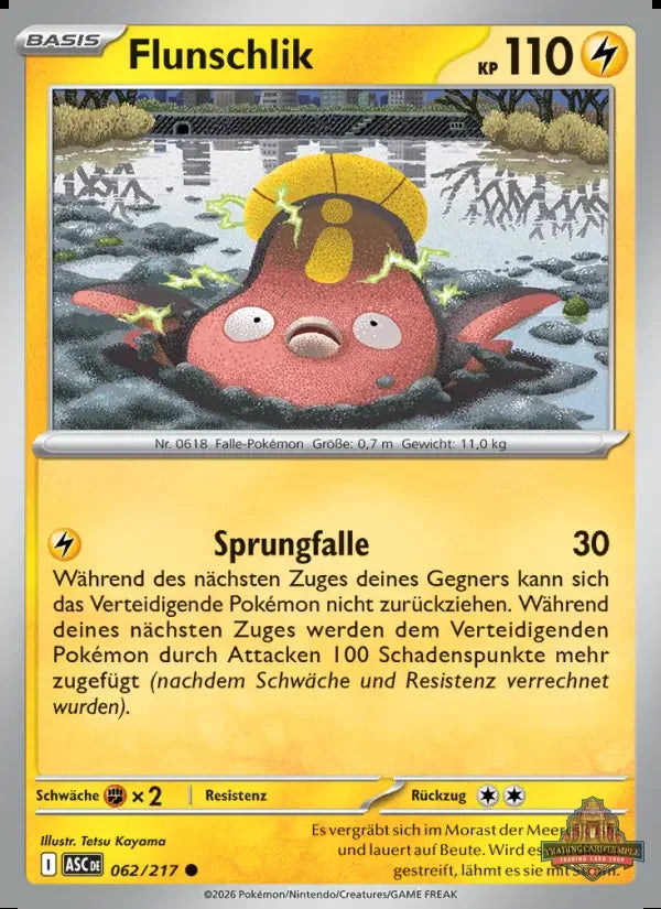 Sammelkarten Pokemon Flunschlik 062/217 Reverse Holo