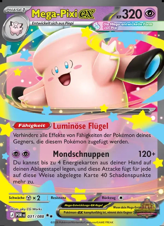Sammelkarten Pokemon Mega-Pixi ex 031/088 