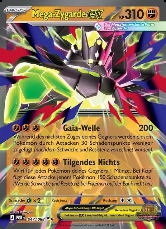 Sammelkarten Pokemon Mega-Zygarde ex 047/088 