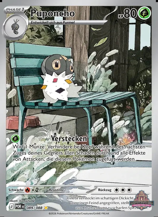 Sammelkarten Pokemon Puponcho 098/088