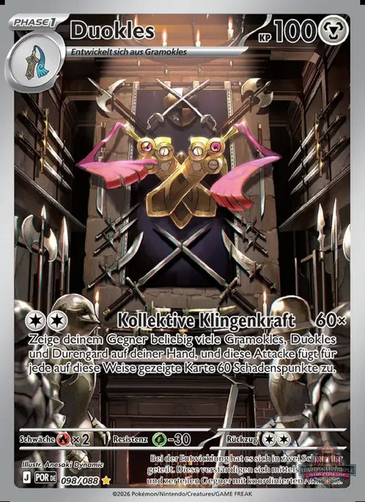 Sammelkarten Pokemon Duokles 098/088